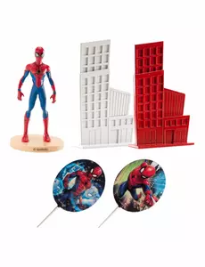 Zestaw do dekoracji tortu Spiderman 8cm