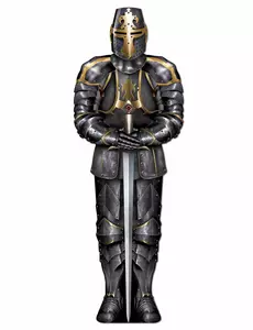 Ozdoba rycerza ze zbroją 182 cm