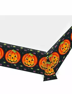 Plastikowy obrus z dyni Halloween