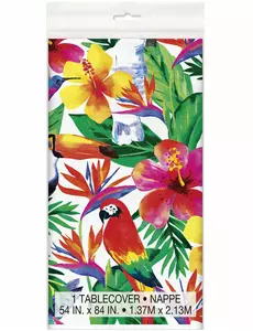 Palm Tropical Luau Plastikowy obrus 137 x 213 cm