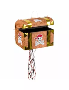 Skrzynia Skarbów Pirata Piñata 30 x 32 x 22 cm