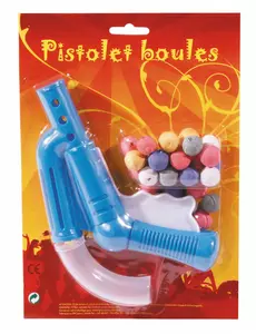 Fałszywy pistolet z 30 kulkami do dmuchawki