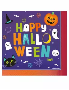 16 papierowych serwetek Przyjaciele Halloween 33x33 cm