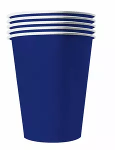 20 amerykańskich niebieskich kubków kartonowych nadających się do recyklingu 53 cl