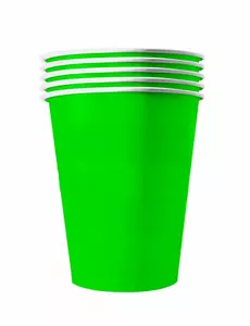 20 amerykańskich zielonych kubków kartonowych nadających się do recyklingu 53 cl