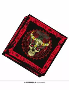 20 papierowych serwetek Voodoo 33 x 33 cm