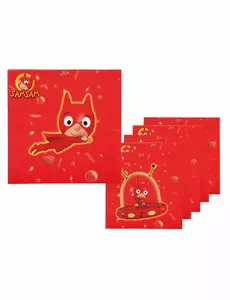 6 papierowych serwetek SamSam™ 33 x 33 cm