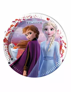 8 papierowych talerzy Frozen 2™ 23 cm
