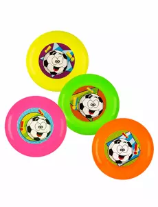 Akcesoria piñata 4 kolorowe frisbees 9 cm