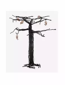 Halloweenowe drzewo z czaszkami 28 cm
