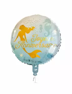 Balon foliowy syrenka z okazji urodzin 45 cm