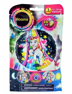 Illooms® LED jednorożcowy balon foliowy 50 cm