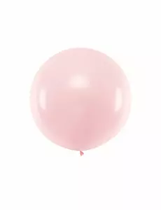 Jasnoróżowy Olbrzymi Balon Lateksowy 1m