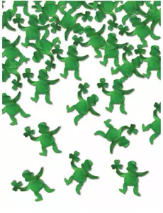 Konfetti na stół zielony Leprechaun 42g
