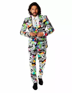 Męski garnitur Opposuits™ Pan Technicolor, Rozmiar: Medium (EU 48-50)