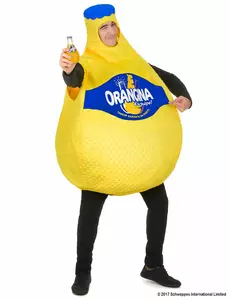 Kostium butelki Orangina™ dla dorosłych