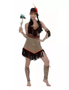 Kostium Indian z odkrytymi plecami damski, Rozmiar: Medium/Large