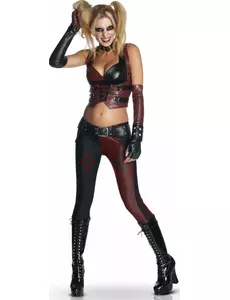 Kostium Harley Quinn Batman Arkham City™ dla kobiet, Rozmiar: X-Small