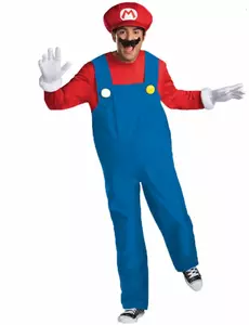 Kostium Mario™ Deluxe dla dorosłych, Rozmiar: Medium