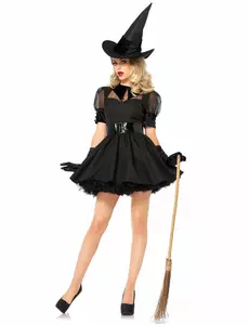 Elegancki kostium wiedźmy dla kobiet, Rozmiar: Small (36-38)