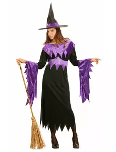 Kostium czarownicy na Halloween z kapeluszem