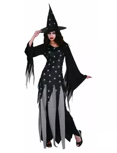 Kostium nudnej wiedźmy dla kobiet na Halloween