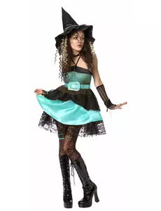 Kostium czarownicy na Halloween dla kobiet