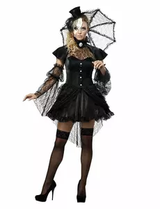 Kostium gotyckiej lalki dla kobiet na Halloween, Rozmiar: S(38/40)