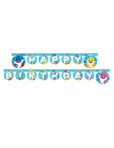 Urodzinowa girlanda papierowa Baby Shark™ 2m