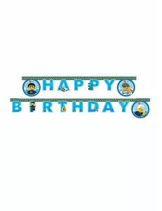 Girlanda papierowa Lego City 'Happy Birthday' 2 m