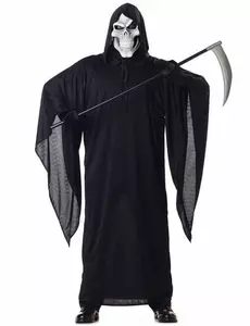 Kostium Ponurego Żniwiarza dla mężczyzn Halloween, Rozmiar: Medium