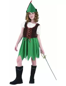 Kostium leśnej dziewczyny, Rozmiar: 4-6 lat (110-120 cm)