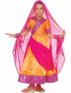 Kostium bollywoodzki dla dzieci, Rozmiar: 3-5 lat (110 cm)