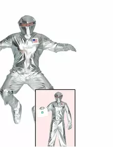 Kostium srebrny astronauta dla dorosłych