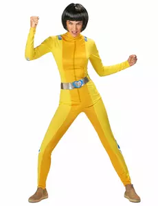 Kostium Totally Spies™ żółtym Alex dla kobiet, Rozmiar: Small