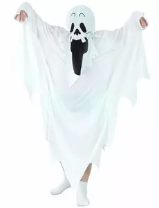 Kostium ducha Halloween dla dzieci, Rozmiar: 4-6 lat (110-120 cm)
