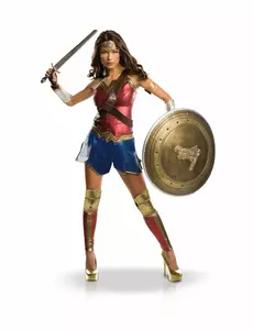 Kostium Wonder Woman™ wspaniały dawny damski, Rozmiar: Large