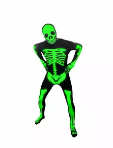 Morphsuits Halloween - świecący w ciemności kostium szkieletu dla dzieci