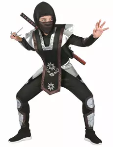 Kostium ninja chłopca, Rozmiar: 3-4 lat (92-104 cm)