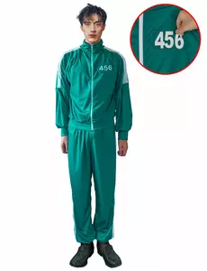 Kostium uczestnika gry dla dorosłych z konfigurowalnym numerem, Rozmiar: Small/Medium (160-175cm)