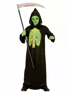 Wypruty Szkielet Dziecięcy Kostium Halloween, Rozmiar: 5-7 lat (128 cm)