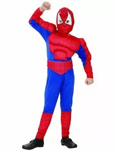 Kostium superbohatera Spider-Mana dla chłopców, Rozmiar: 4-6 lat(110-120 cm)