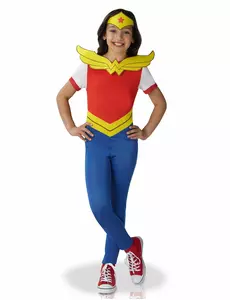 Klasyczny kostium Wonder Women Super Hero Girls™ dla dziewczynek, Rozmiar: 5-6 lat (110 to 116 cm)