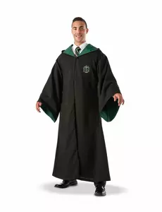 Luksusowa replika dorosłej szaty czarodzieja Slytherin