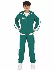 Zielony dres uczestnika numer 457 dla nastolatków