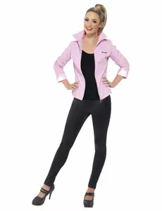 Damska luksusowa kurtka Pink Ladies z filmu Grease, Rozmiar: L