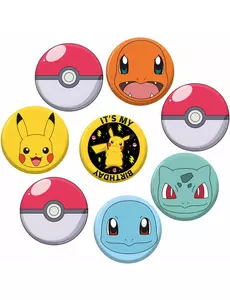8 przypinek Pokémon