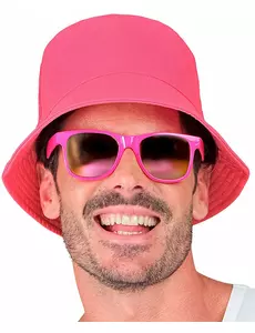 Neonowa różowa czapka Bob dla dorosłych