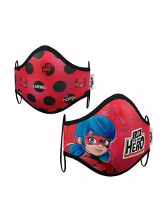 Pudełko 2 szt. masek ochronnych wielokrotnego użytku dla dzieci Ladybug™