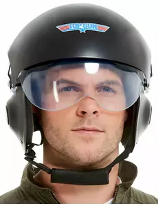 Kask dla dorosłych Black Top Gun™ Deluxe